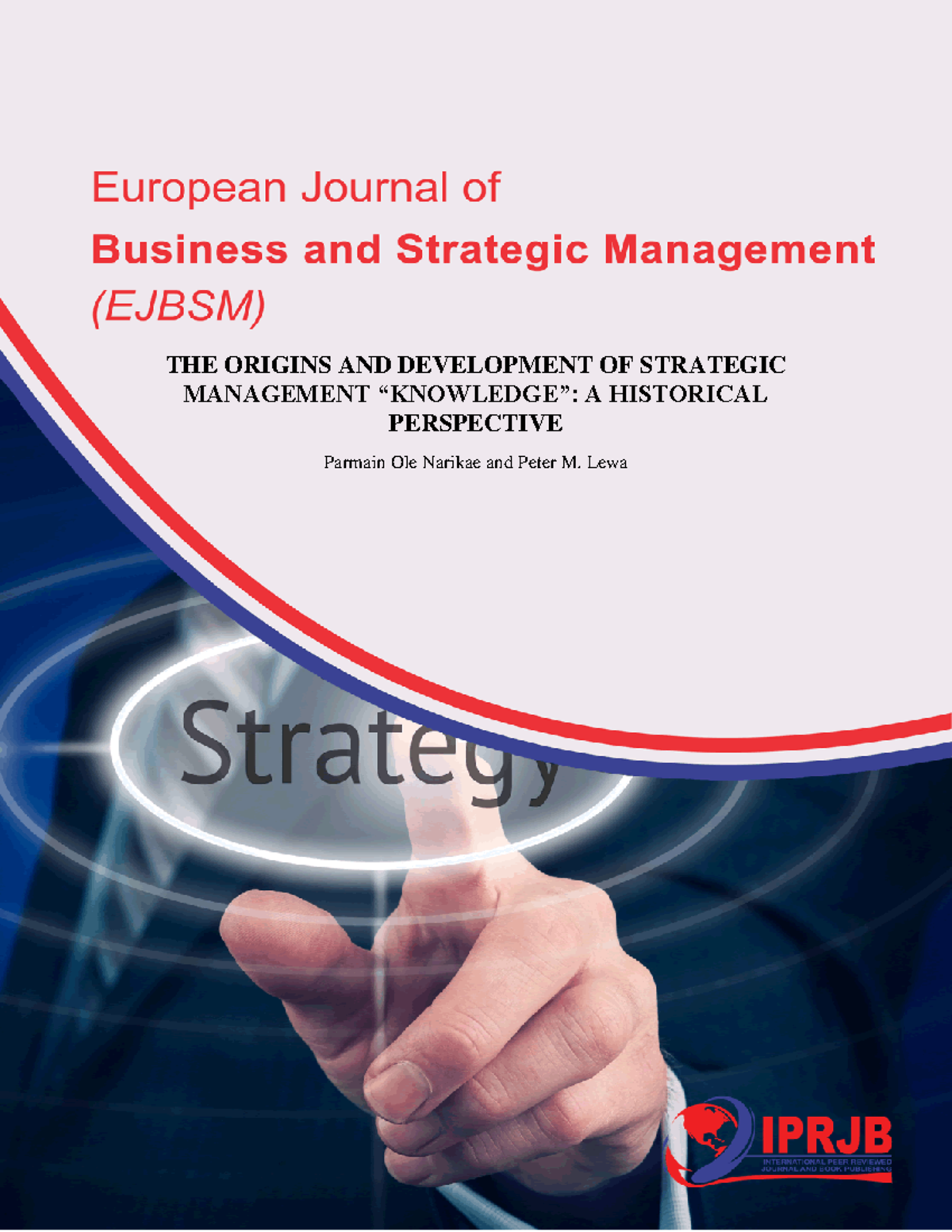 Hustorical Development Of Strategic Managemnt - ISSN 2518-265X (Online ...