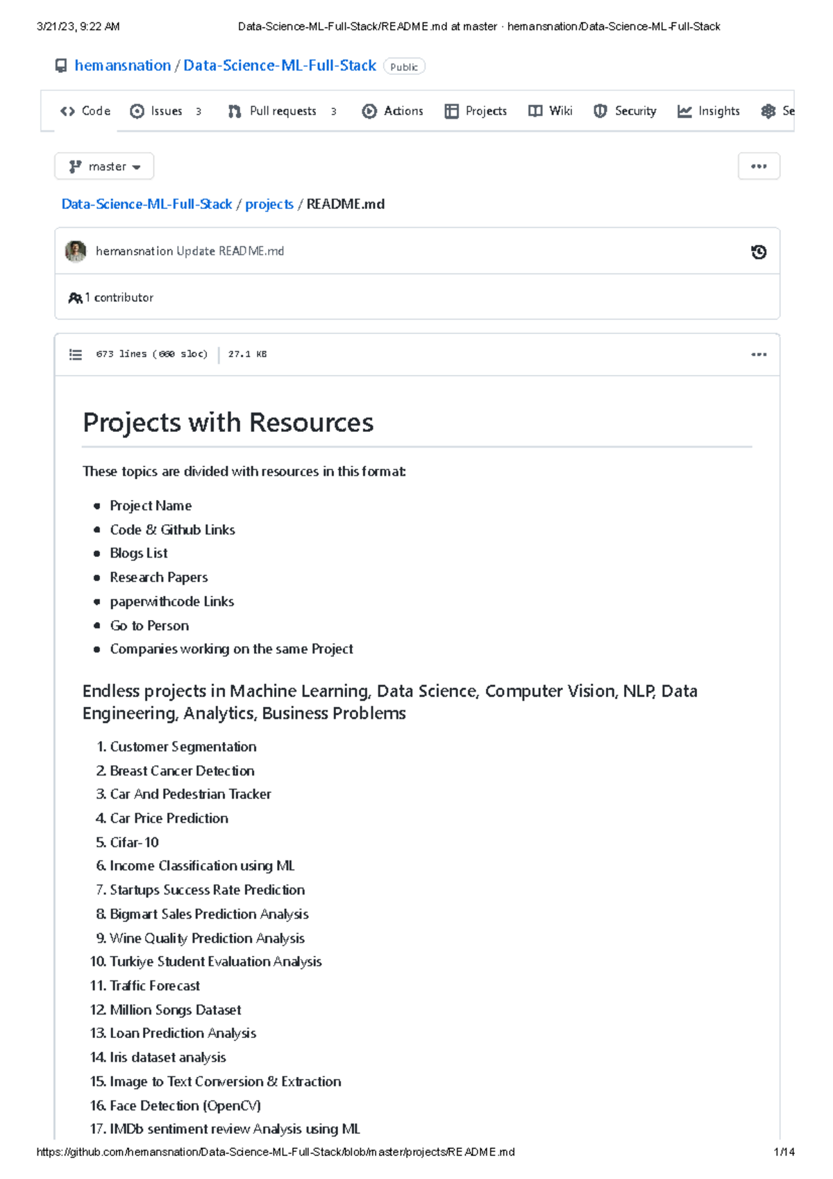 550 Machine Learning Projects Ideas - hemansnation / Data-Science-ML ...