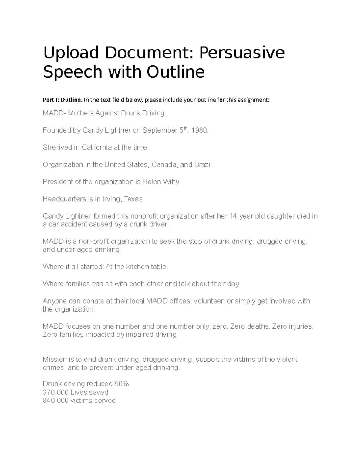 Persuasive Speech - course notes - Upload Document: Persuasive Speech ...