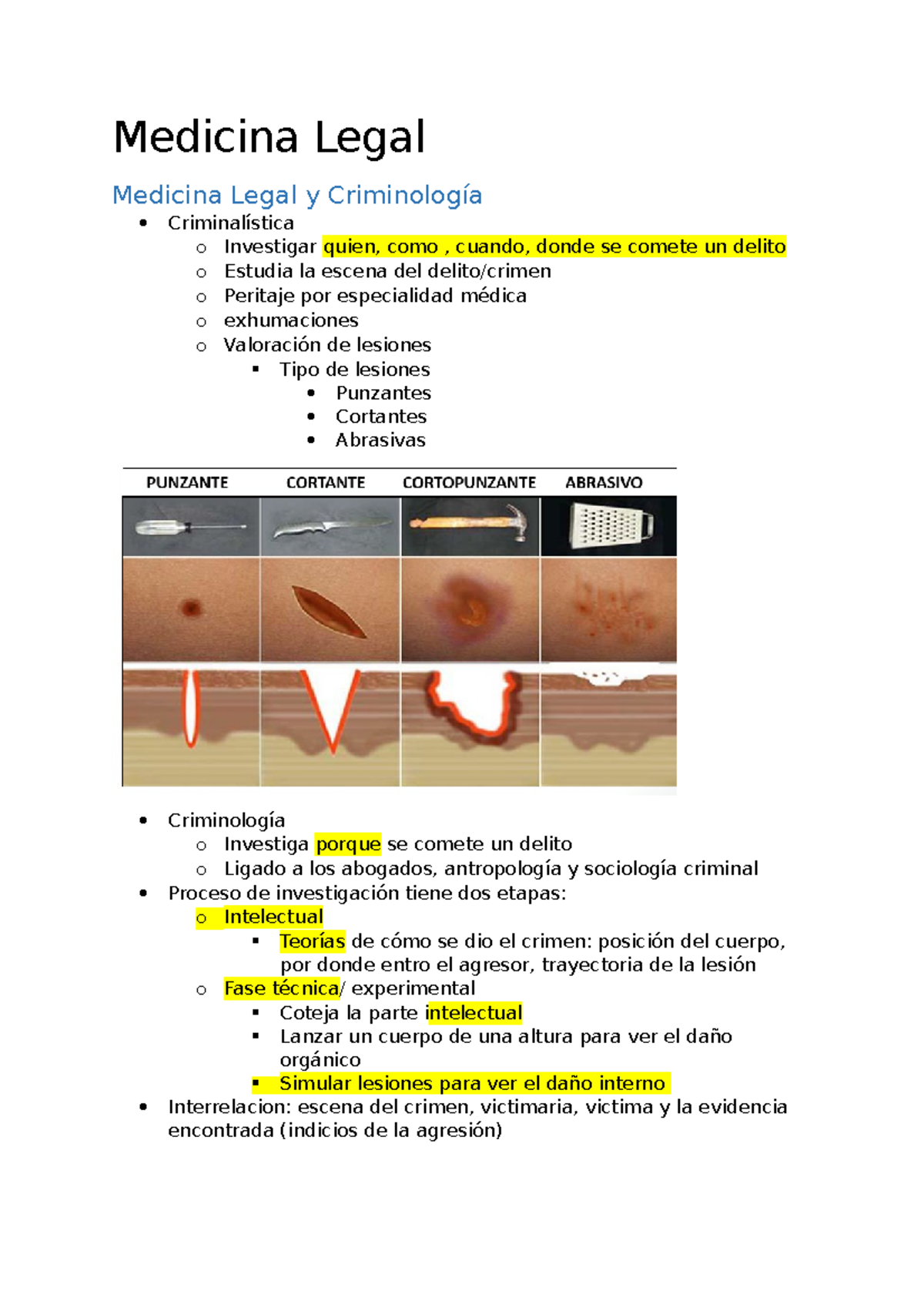 Medicina Legal 2 - Medicina Legal Medicina Legal Y Criminología ...