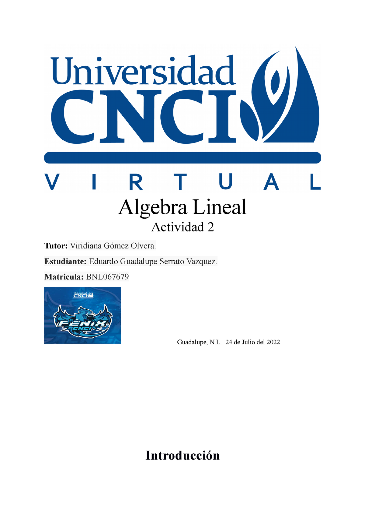 Algebra Lineal Actividad 2 - Algebra Lineal Actividad 2 Tutor ...