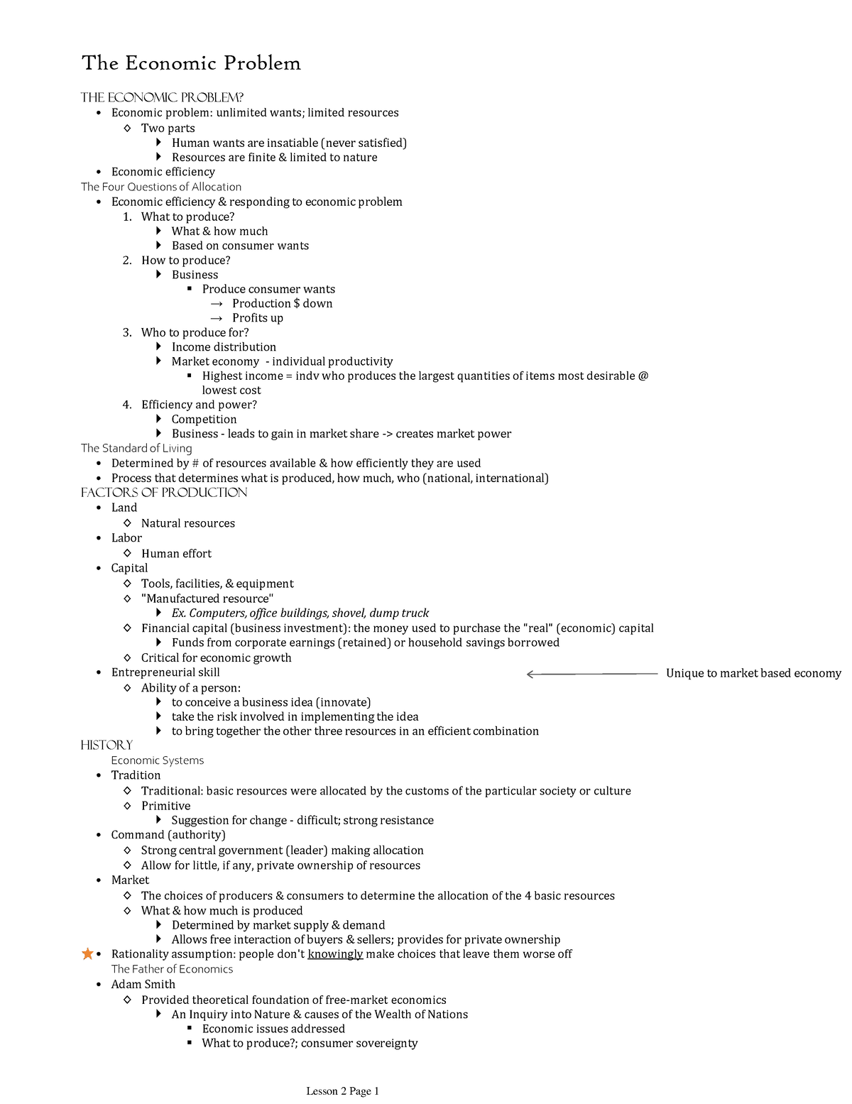 the-economic-problem-lesson-2notes-the-economic-problem-economic