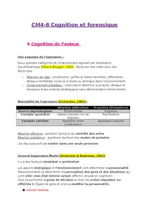 CM2 Cognition Du Témoin (arme) - CM2 Cognition Et Forensique 2 Du ...