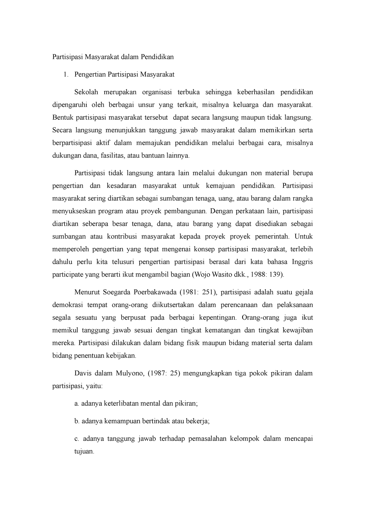 Partisipasi Masyarakat Dalam Pendidikan - Partisipasi Masyarakat Dalam ...