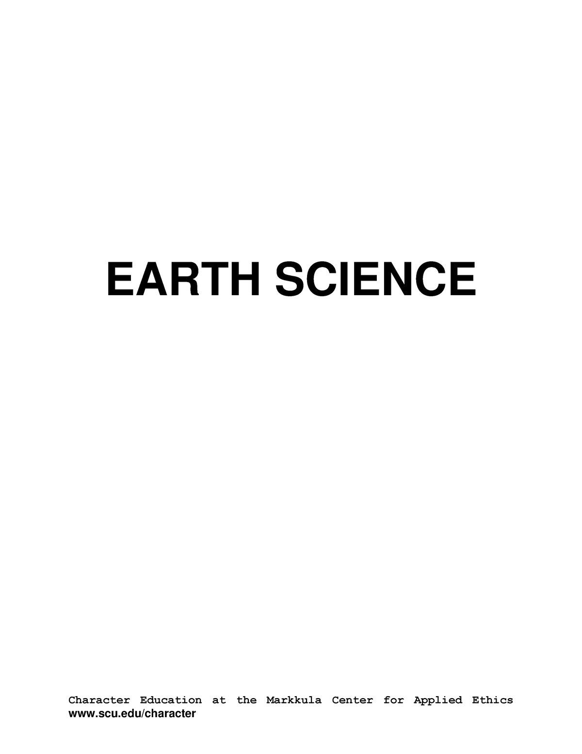 Earth Science - This Lecture Notes Give Introductory Lessons To Geology ...