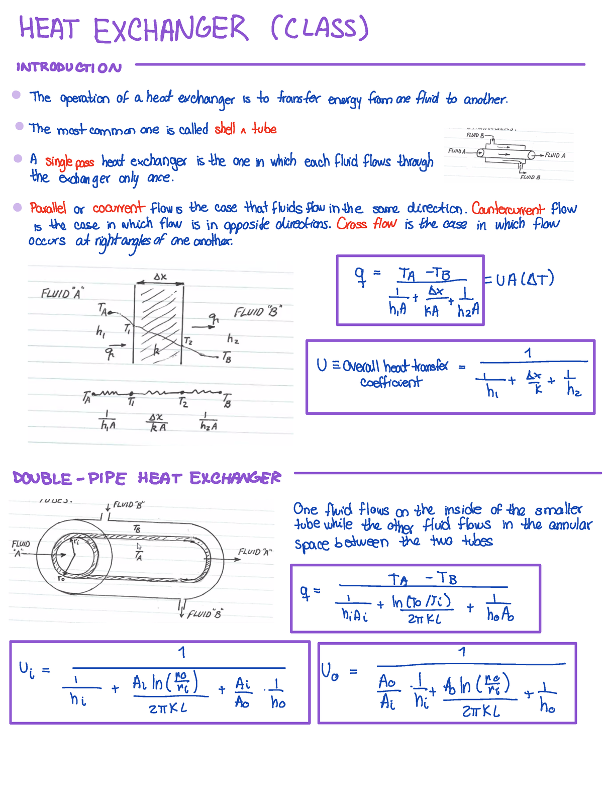 Heat Exchanger (class) - HEAT EXCHANGER CLASS INTRODUCTION The ...