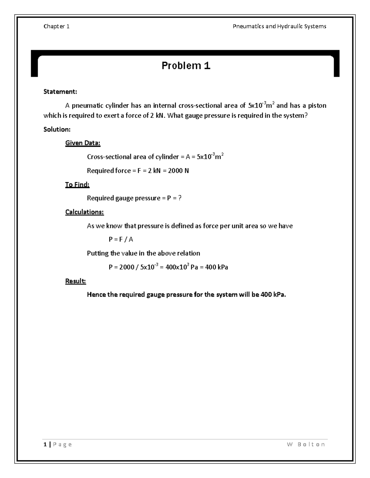 Chapter 1 solution W - - Studocu