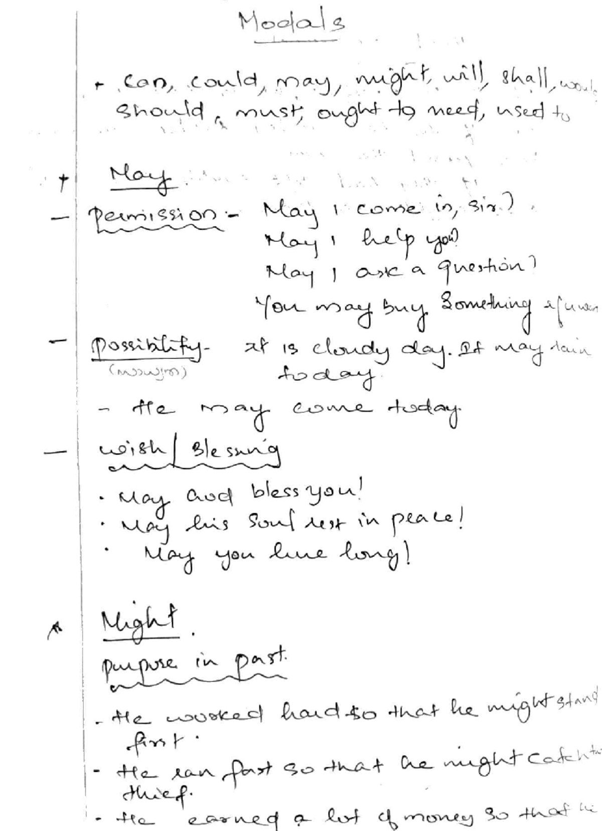 Modals - English grammar - Studocu