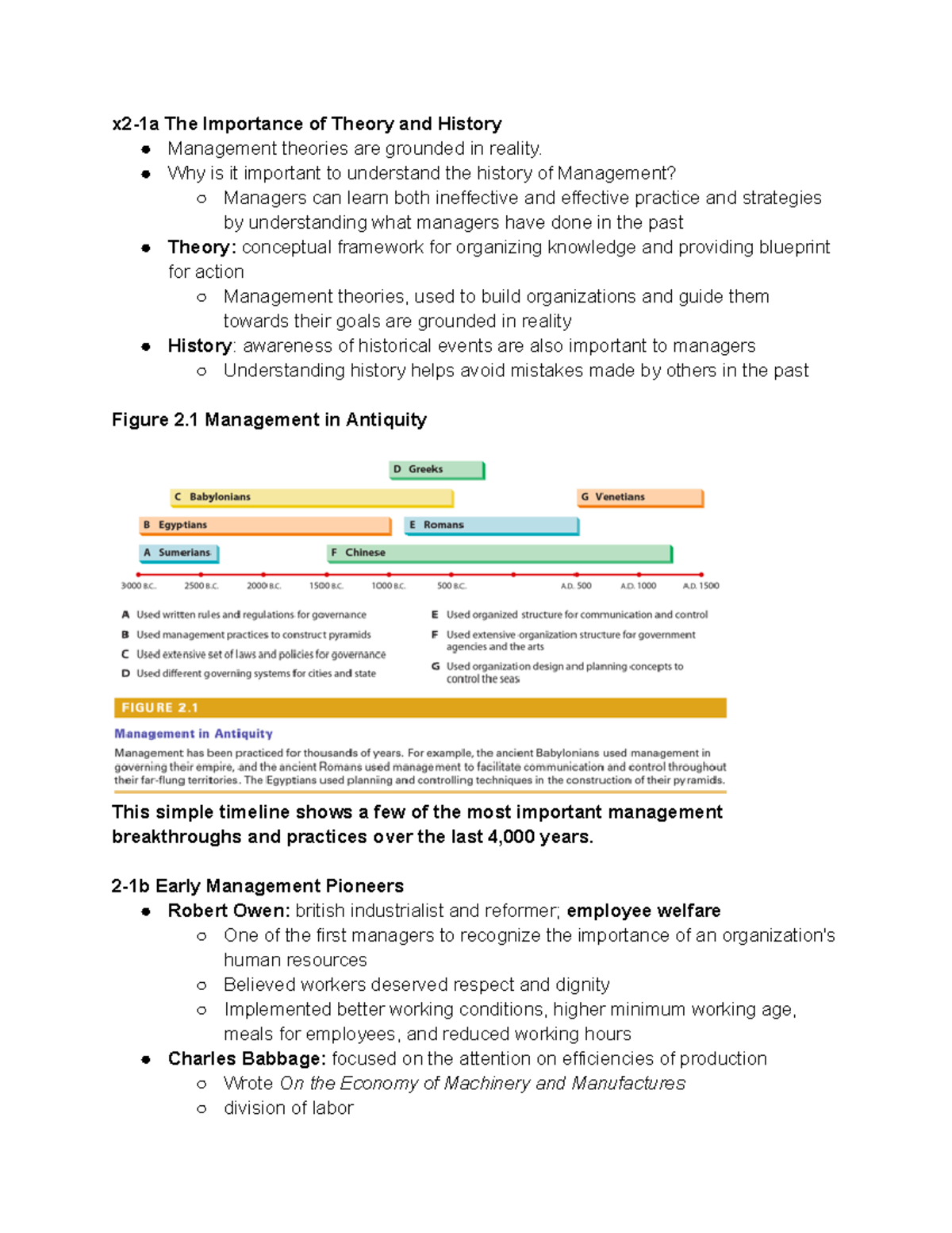 Chapter 2-theory and history - Google Docs - x2-1a The Importance of ...