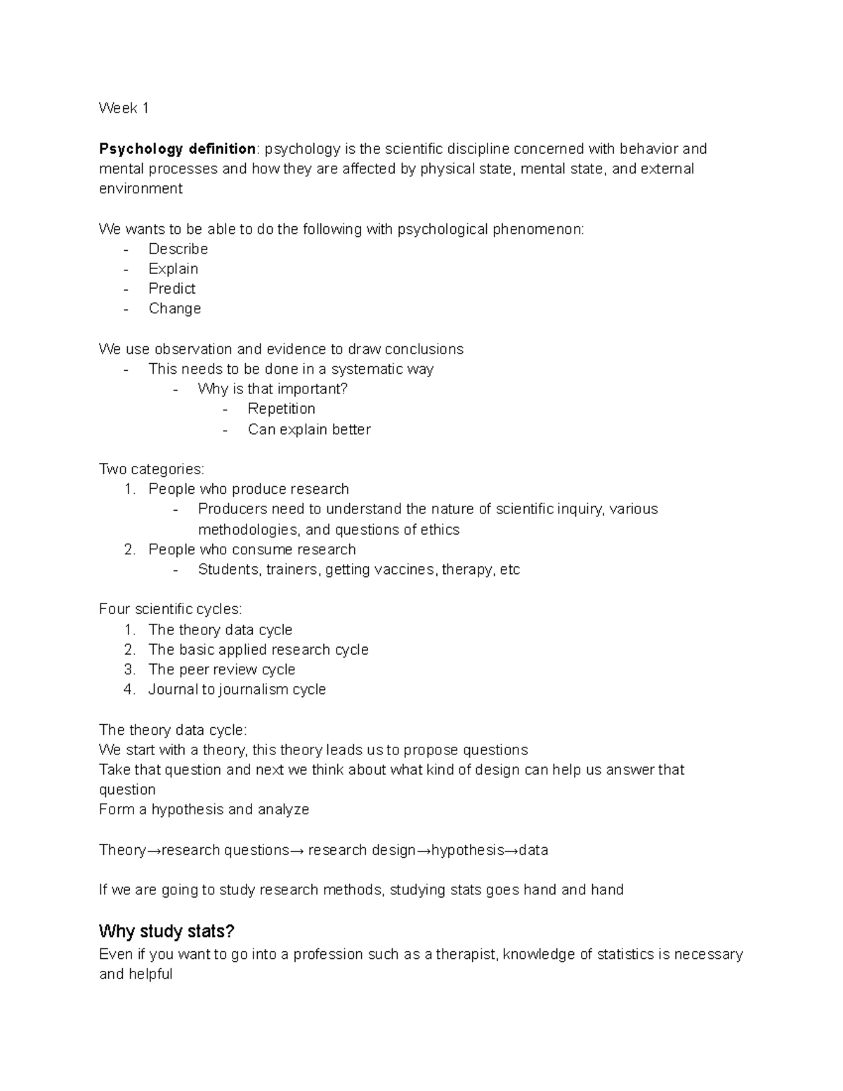 stats-notes-week-1-psychology-definition-psychology-is-the