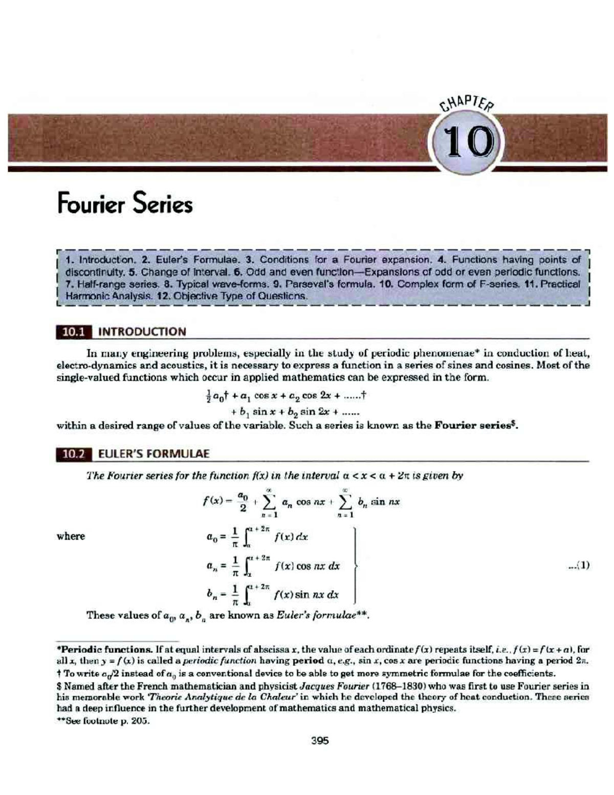 Fourier Series Studocu