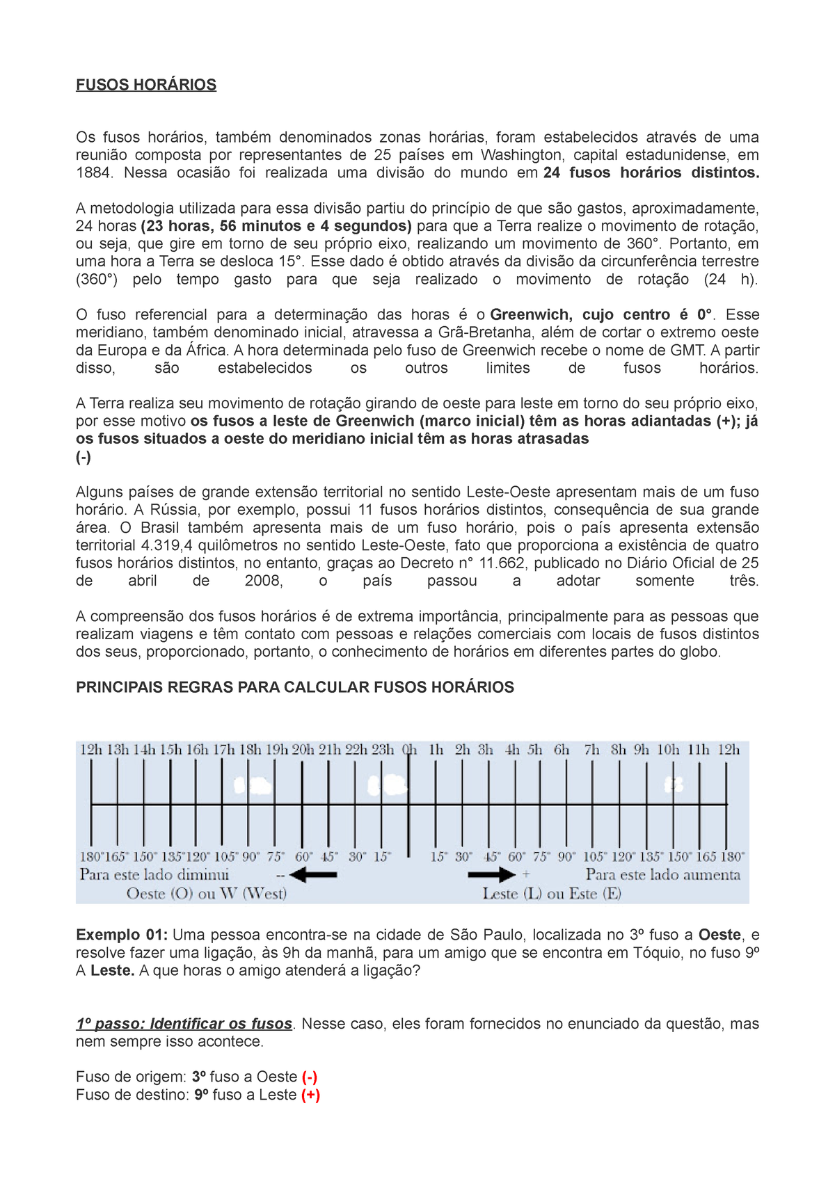 Fusos Horários - FUSOS HORÁRIOS Os Fusos Horários, Também Denominados ...