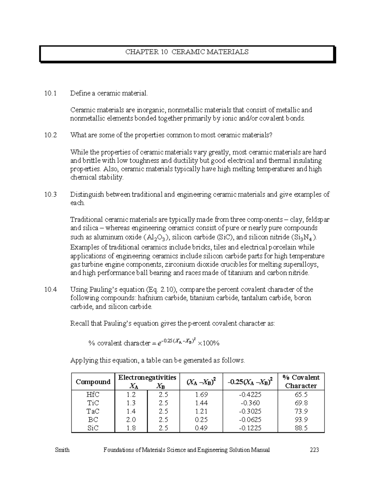 Ceramics lecture CHAPTER 10 CERAMIC MATERIALS 10 Define a ceramic