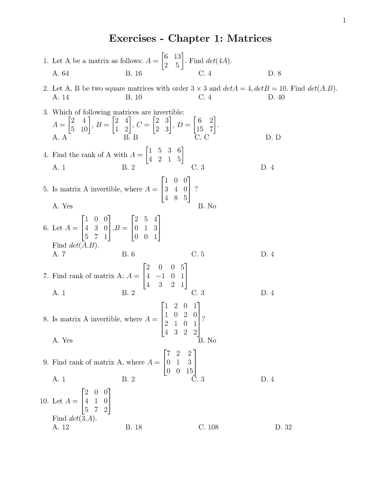 Exercises Chapter 1 - File Bài Tập Chương 1 - Exercises - Chapter 1 ...