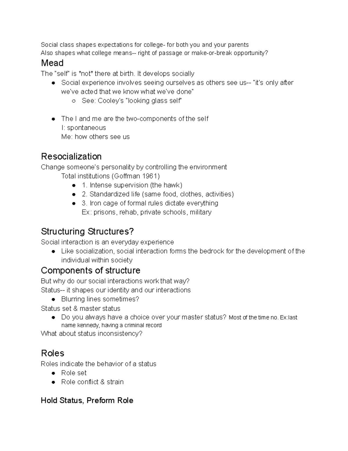 SOC 9 21 - SOC 9 21 - Social class shapes expectations for college- for ...