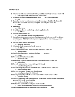 UNL CYAF 222-Chapter 4 QUIZ - CHAPTER 4 QUIZ- Individuals who are age ...