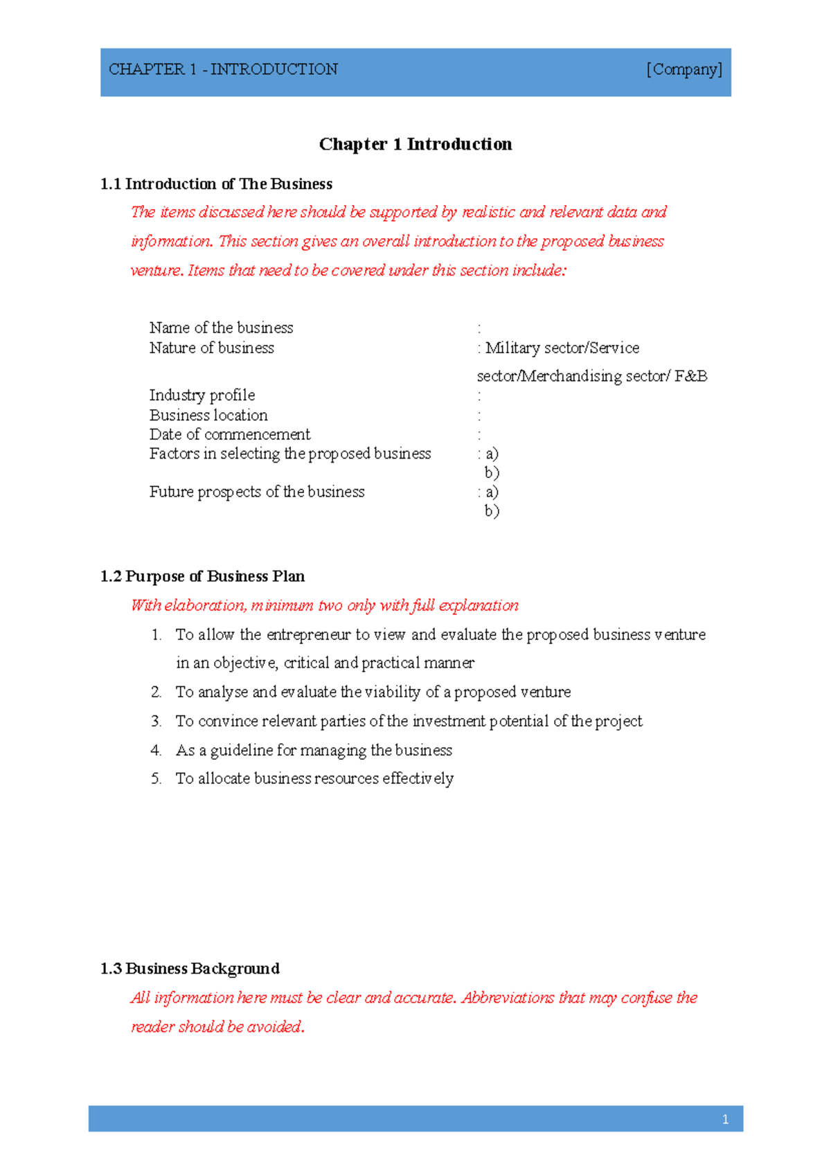 Chapter 1 - Introduction (Report) (1) - Chapter 1 Introduction 1 ...