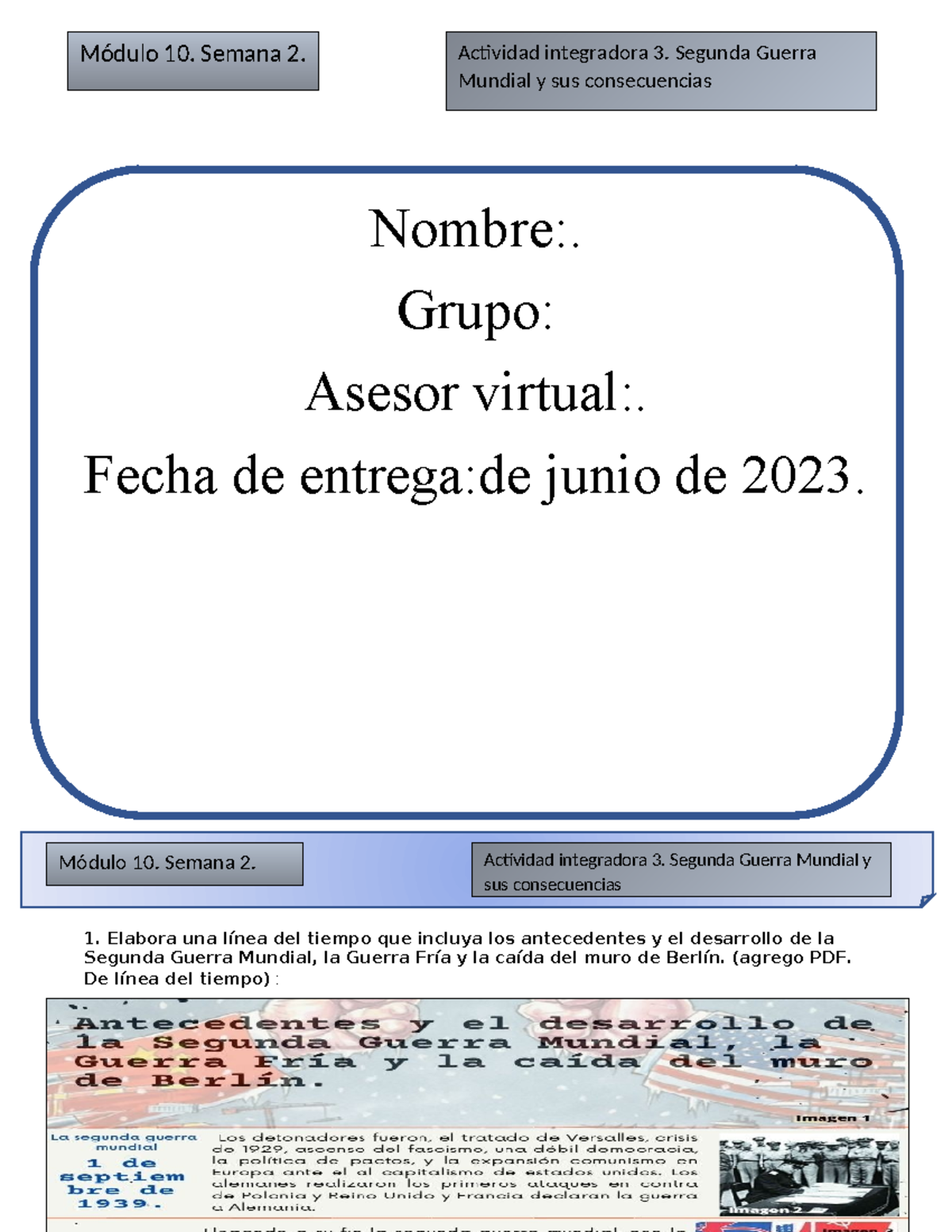 M10S2AI3 - Actividad integradora 3. Segunda Guerra Mundial y sus ...