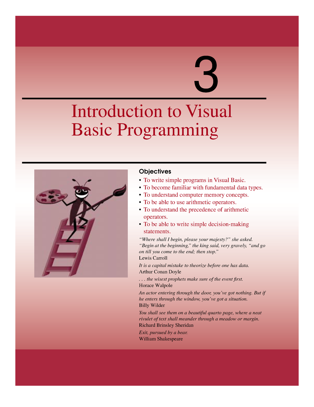 V.B Programming Language - 3 Introduction To Visual Basic Programming ...