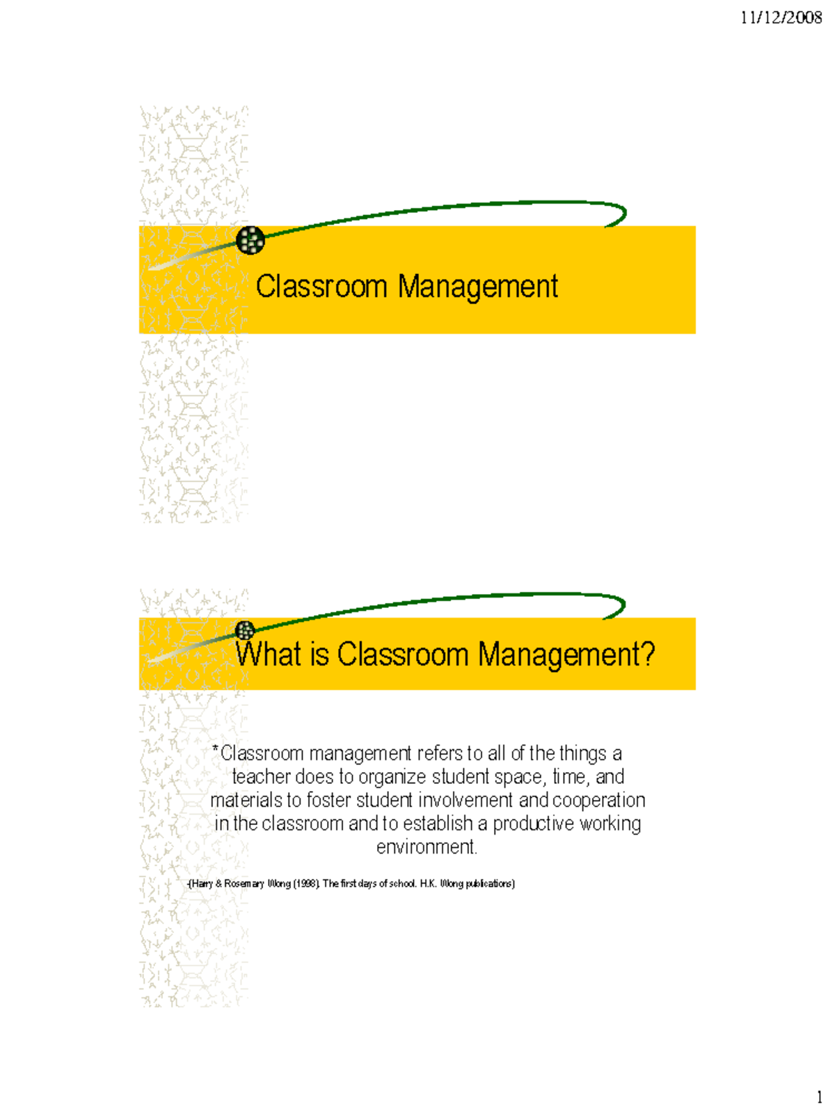 Classroom Management: Strategies and Techniques - Studocu