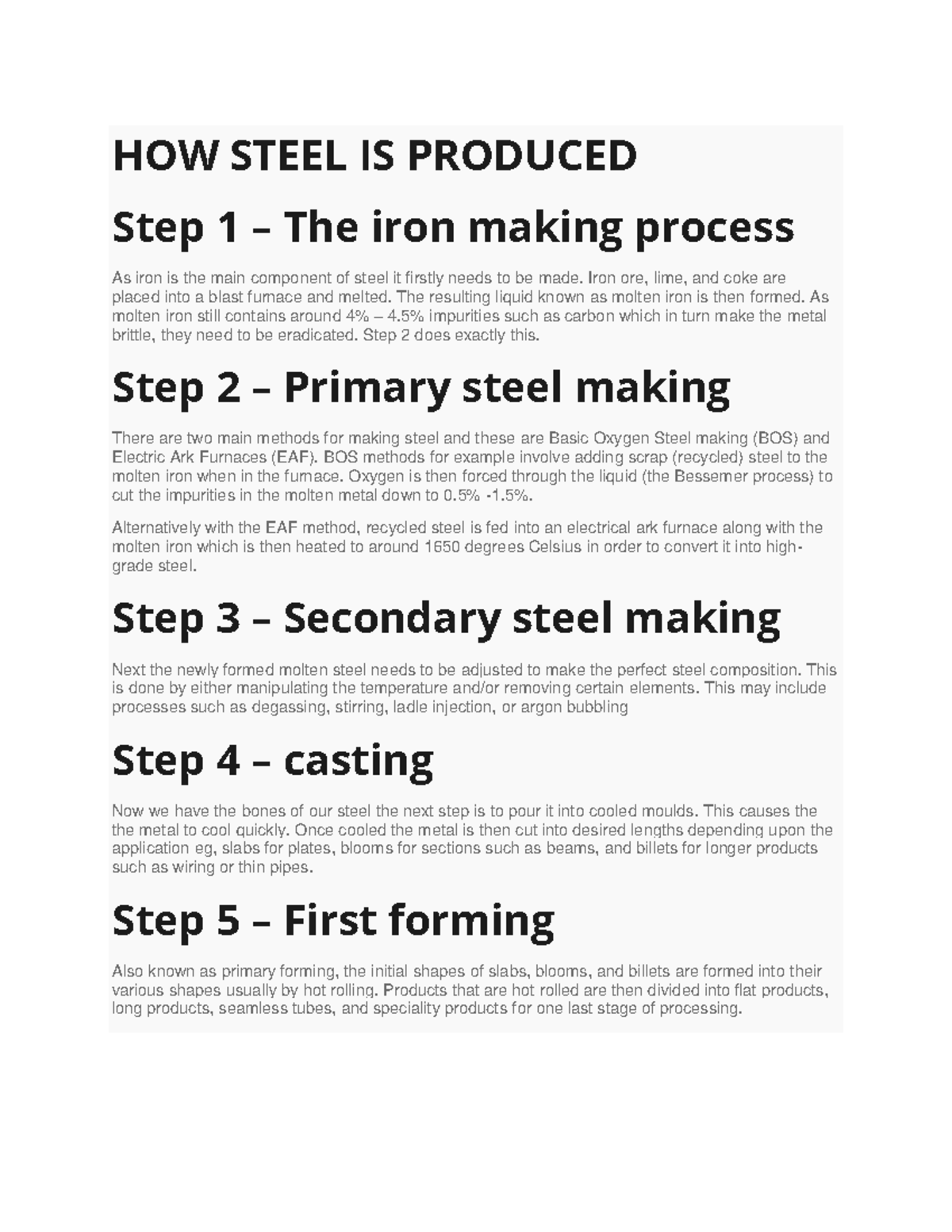 how-steel-is-produced-how-steel-is-produced-step-1-the-iron-making