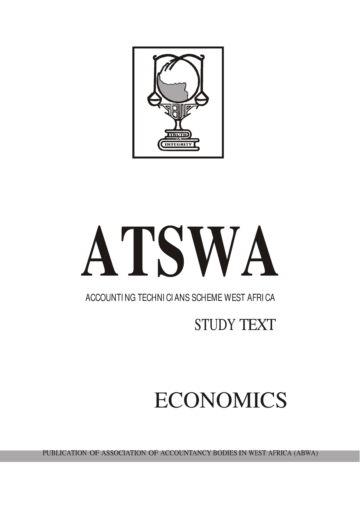 Economics - ghggf - ATSWA ACCOUNTING TECHNICIANS SCHEME WEST AFRICA ...