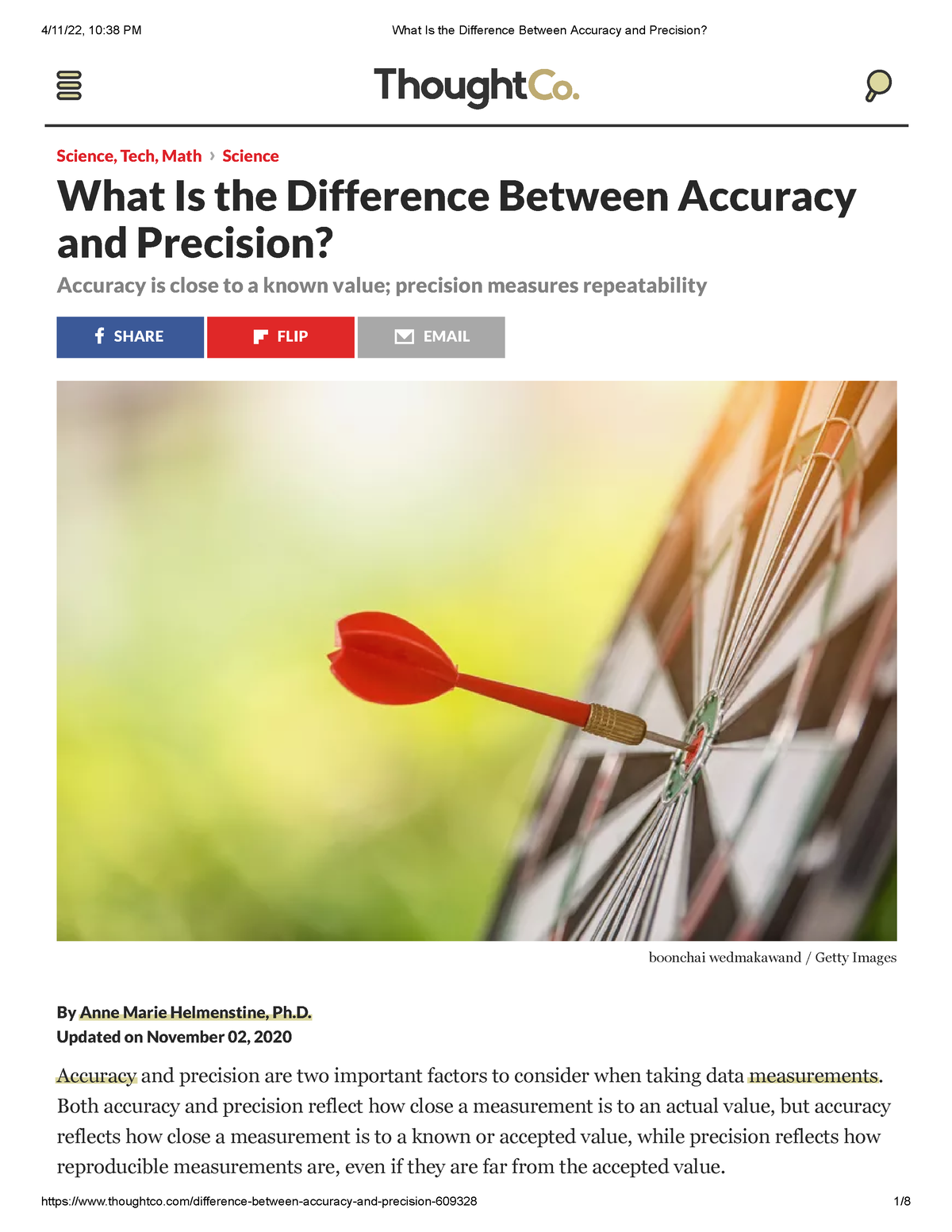 What Is The Difference Between Accuracy And Precision Science Tech 