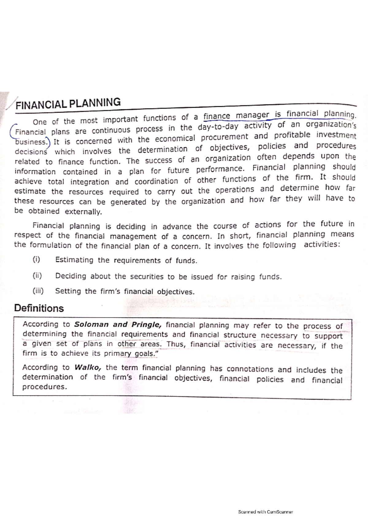 FM UNIT 1 PART 6 - lecture notes - Bachelor in Business Administration ...