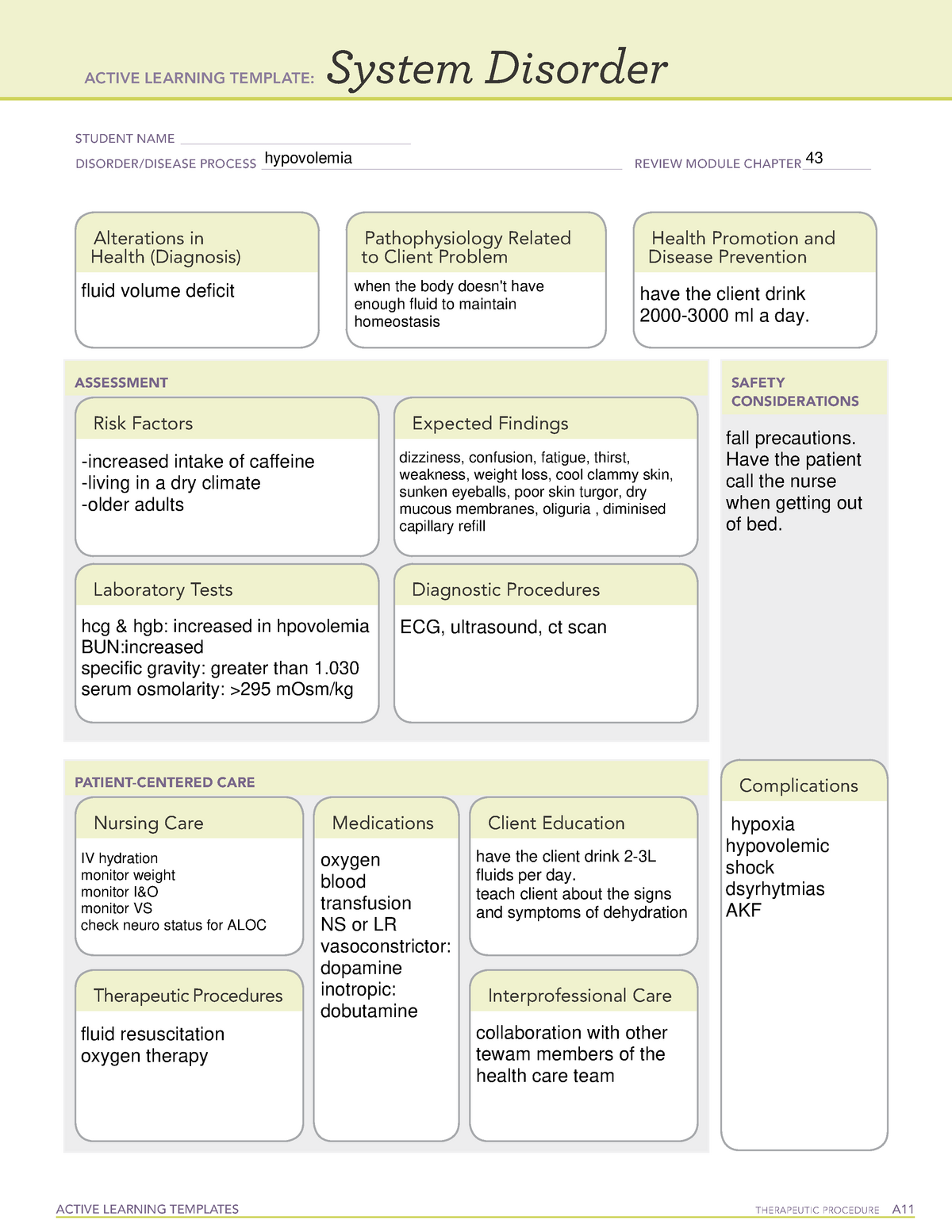 Copd Active Learning Template