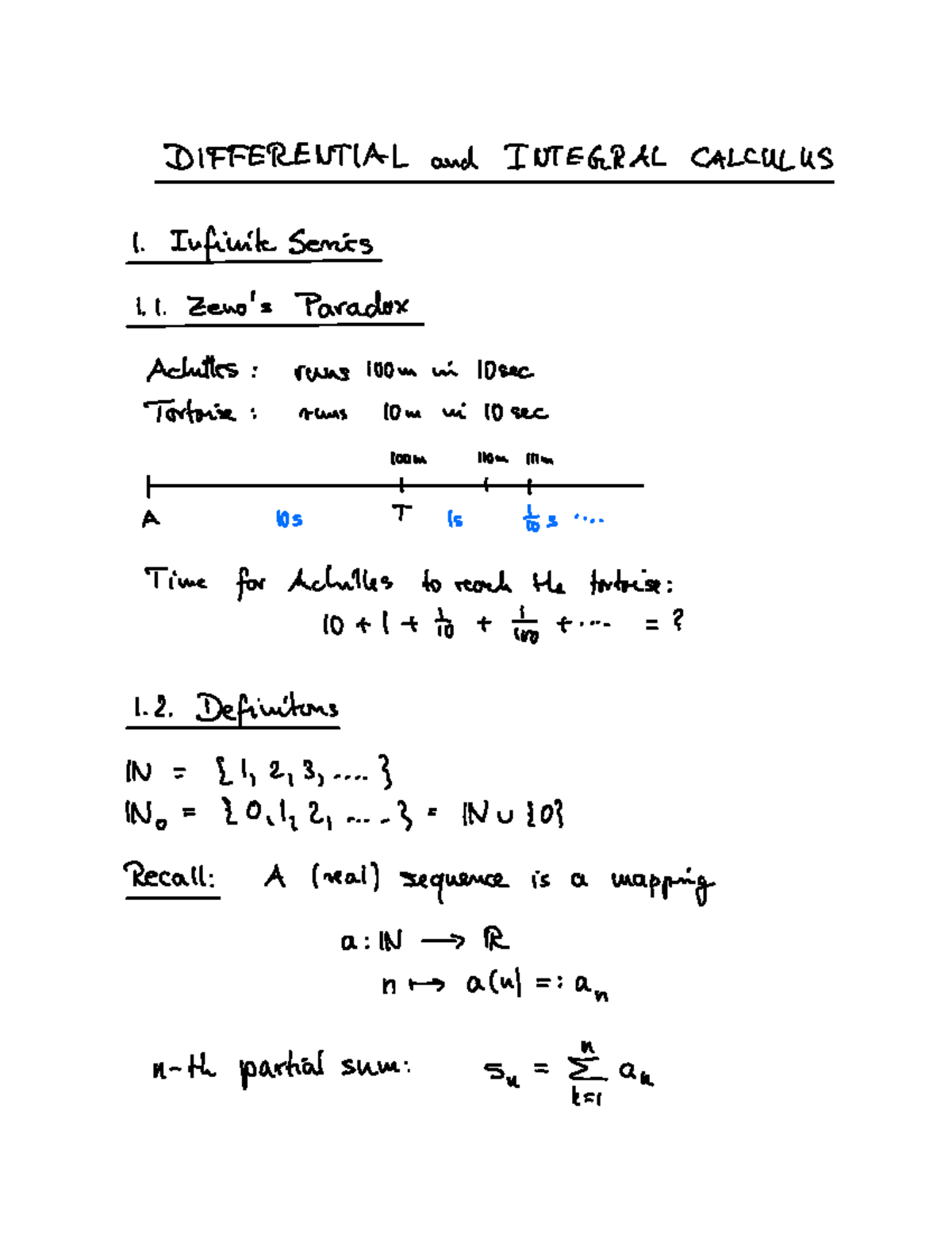Lecture 1 2022 04 25 DIFFERENTIAL and INTEGRAL CALCULUS 1 Infinite