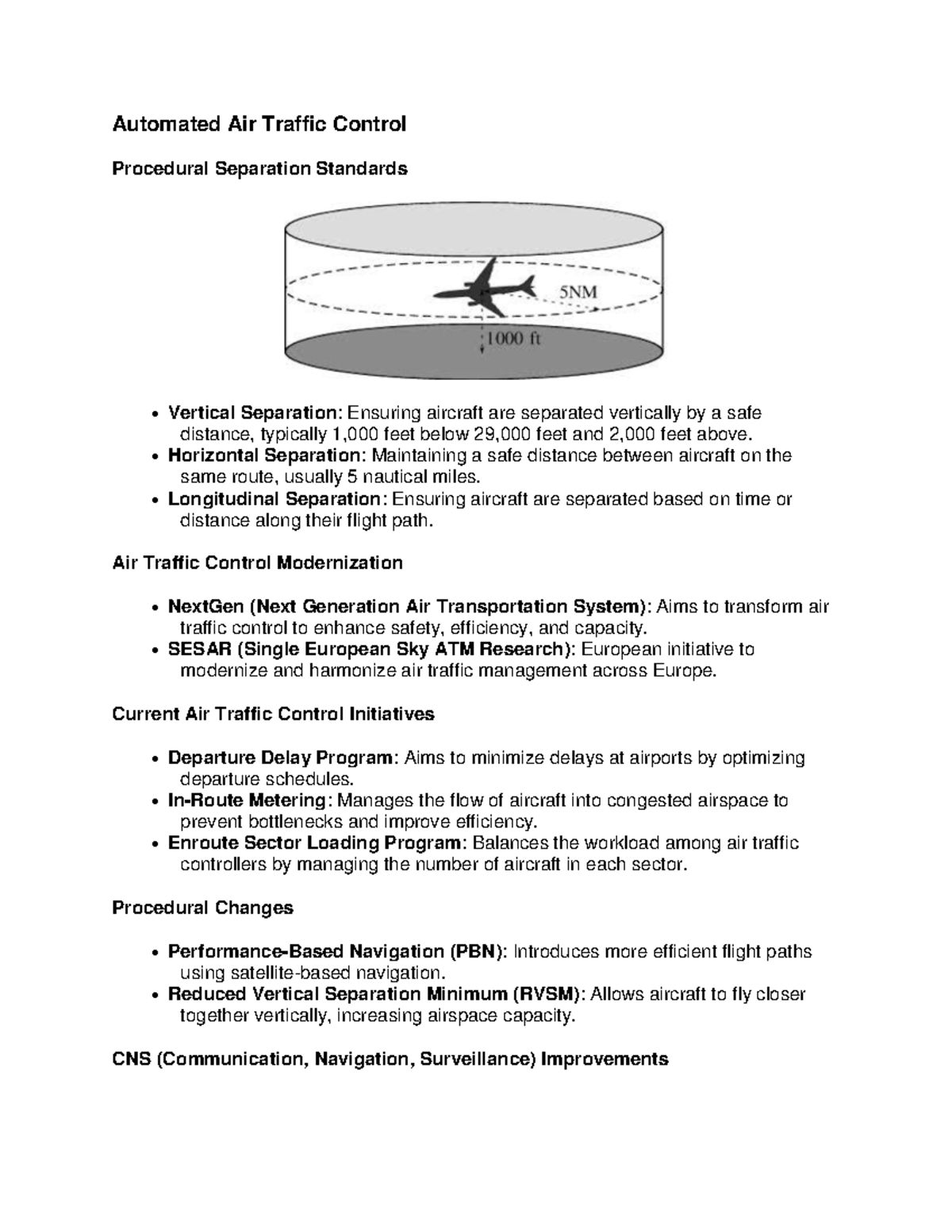 Airline Marketing unit 5 - Automated Air Traffic Control Procedural ...
