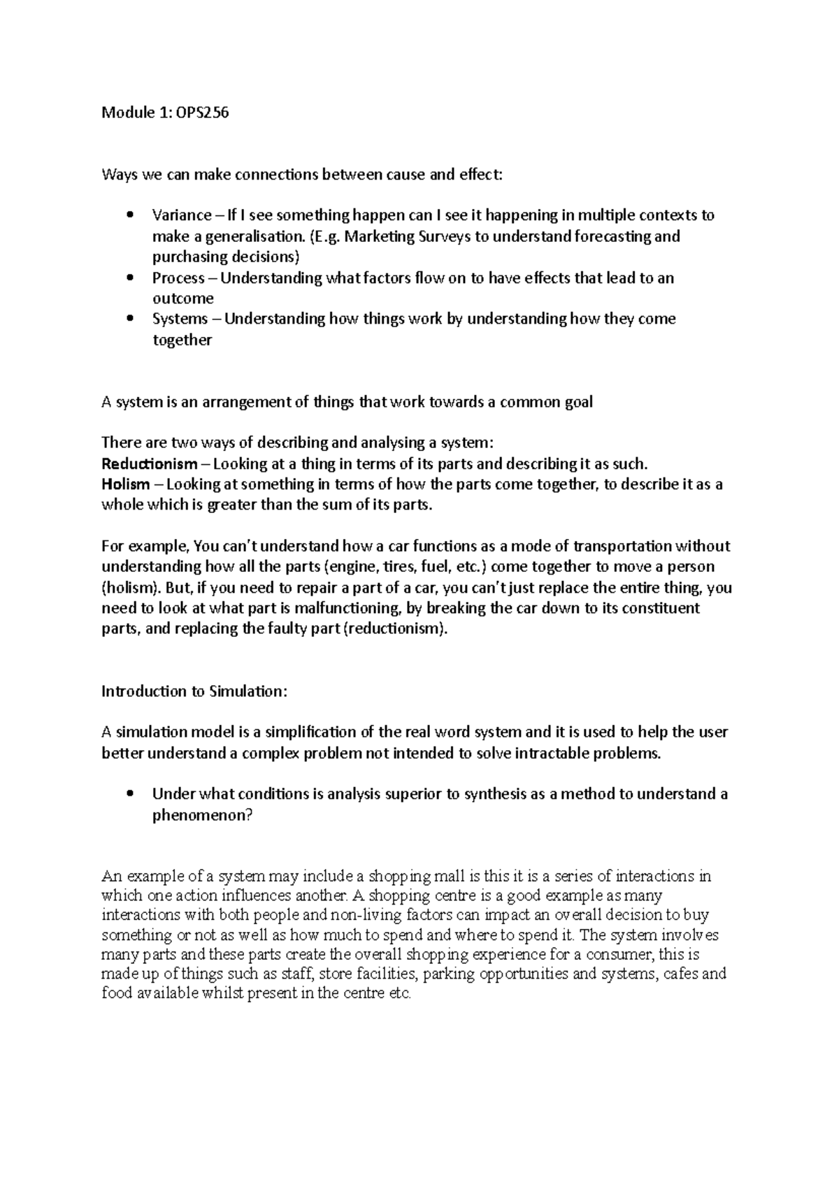 Module 1 - OPS256 - Module 1: OPS Ways we can make connections between ...