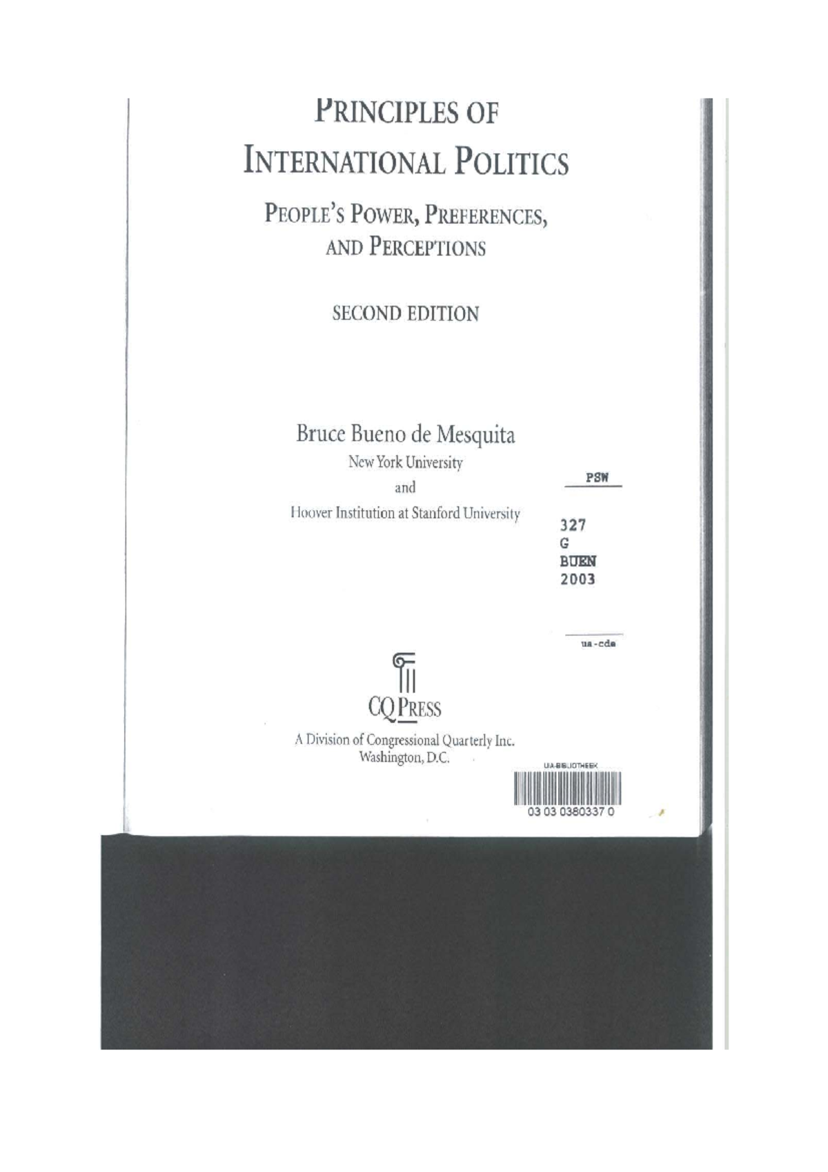 POLITICAL ECONOMY FOR PUBLIC POLICY ETHAN BUENO DE MESQUITA PDF visual data 6