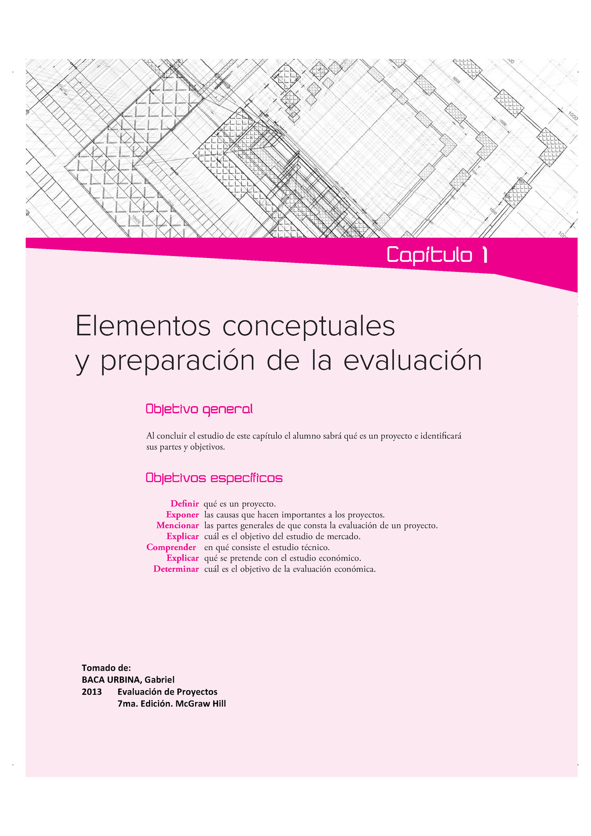 BACA Evaluaci Ã³n De Proyectos 7ma Edicion Paginas 1-7 - Elementos ...