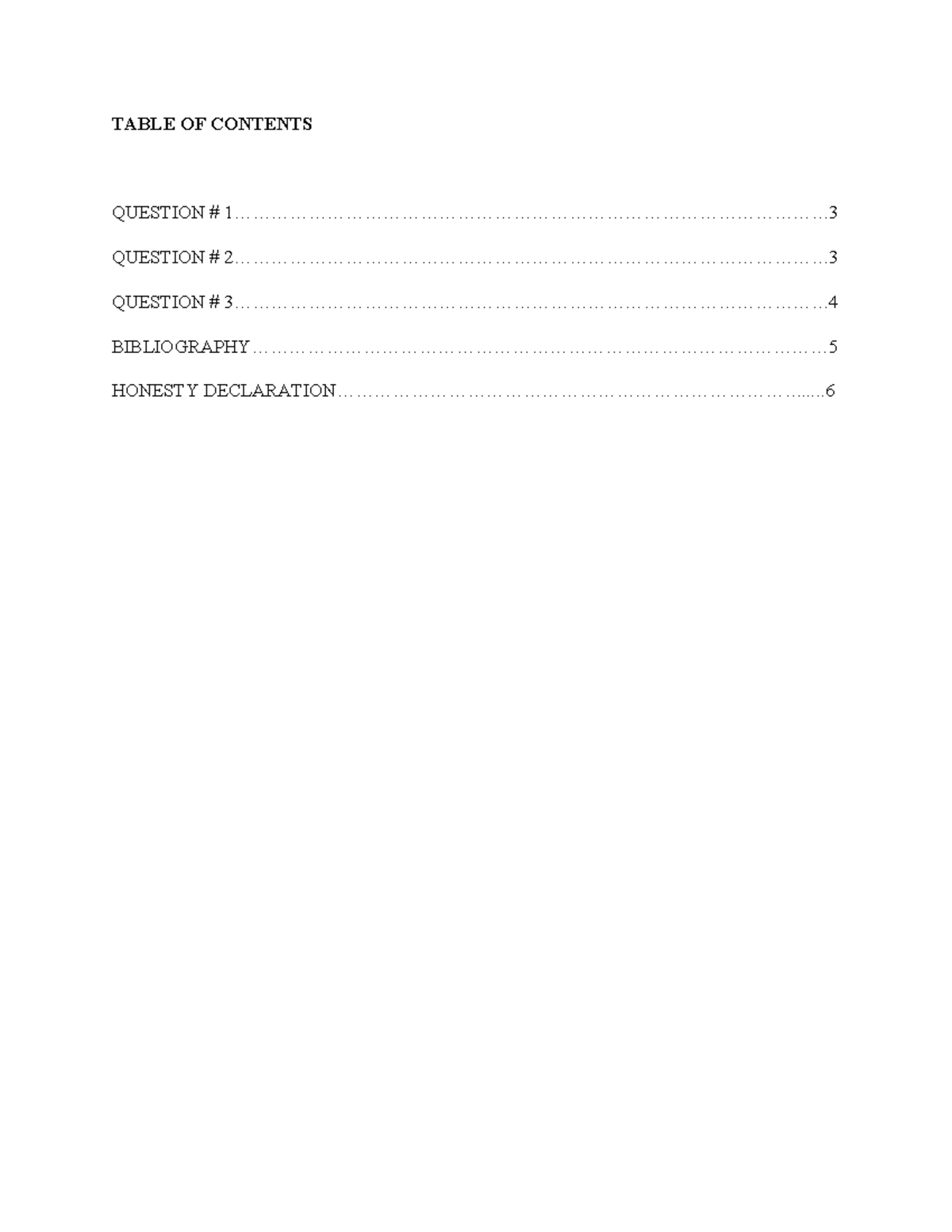 SJD 1501 - Assignment 3 - TABLE OF CONTENTS QUESTION # - Studocu