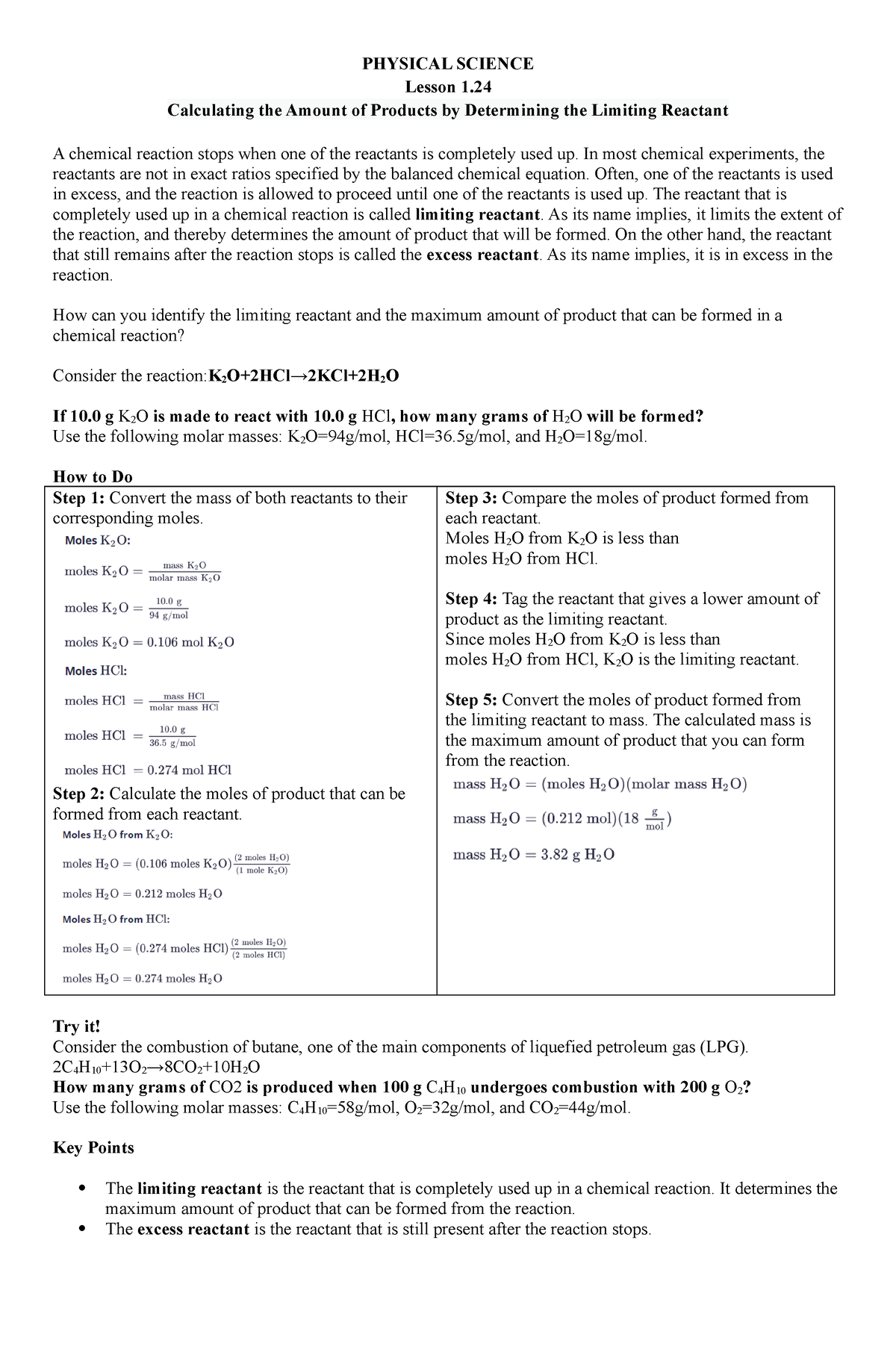 calculating-the-amount-of-products-by-determining-the-limiting-reactant