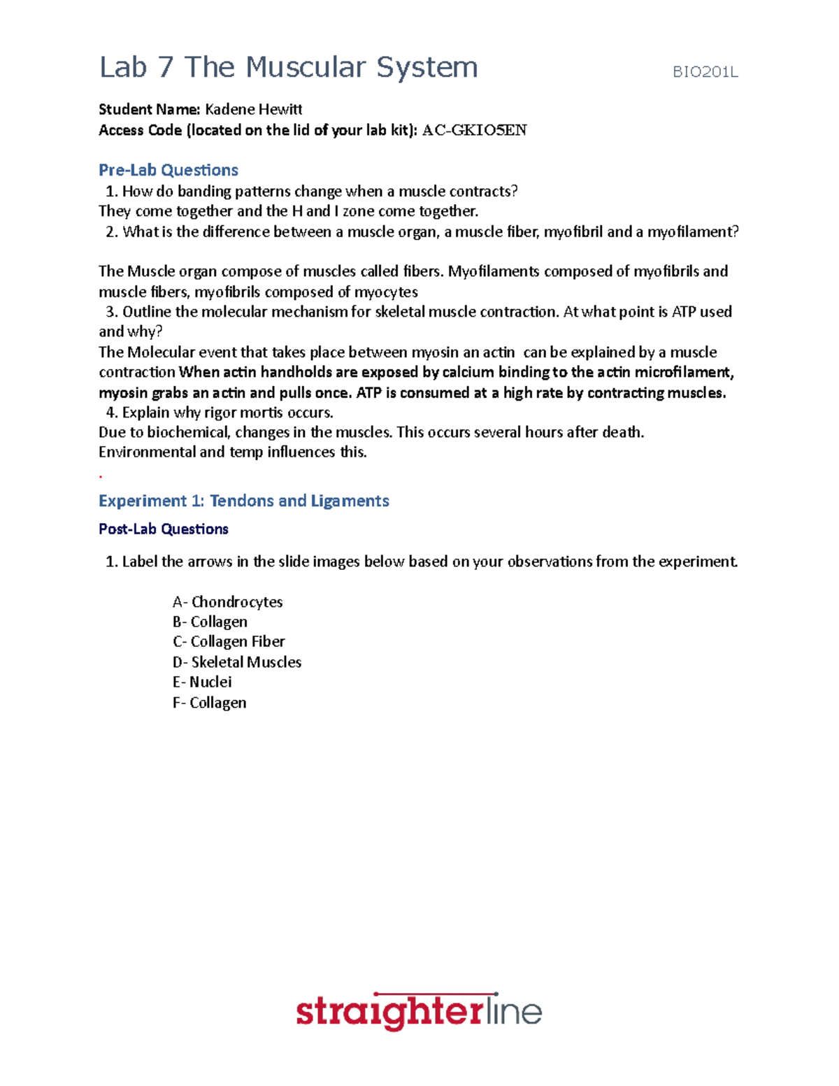 BIO201L+Lab+7+Upload+Document - BSCC 1011 - EFSC - Studocu