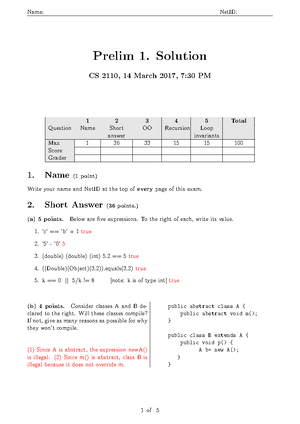 A7 - Assignment From CS 2112 Taught By Professor Andrew Myers And ...