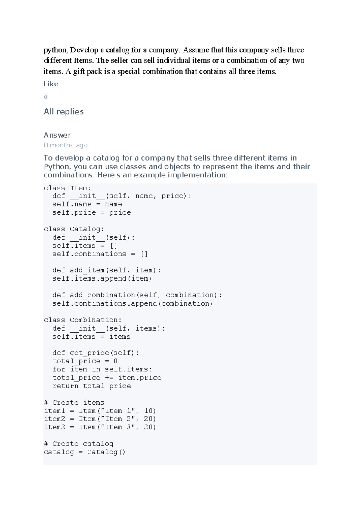 A CS 1101 catalog 2 - Assignment - python, Develop a catalog for a ...