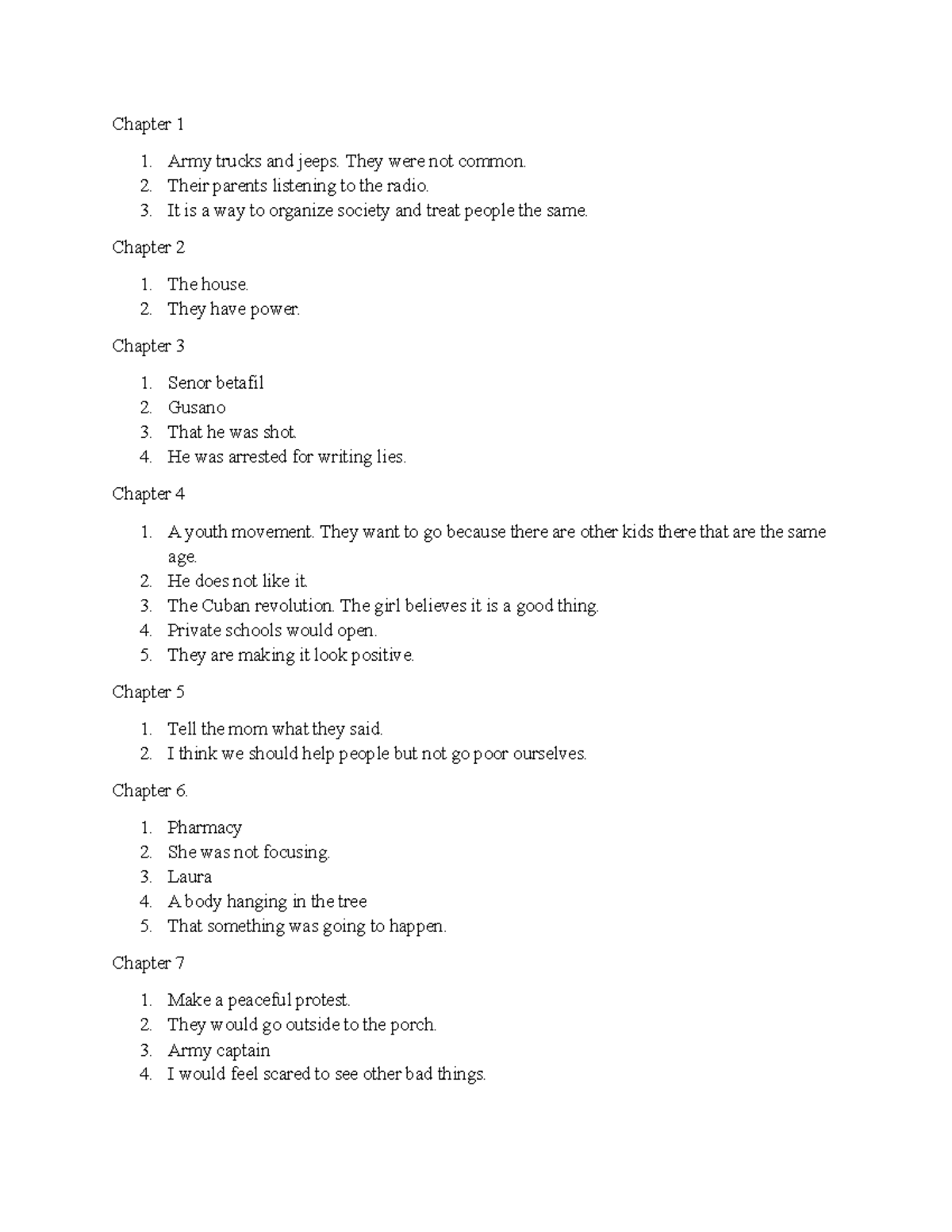 Novel The Red Umbrella Army trucks and jeeps. They were not common