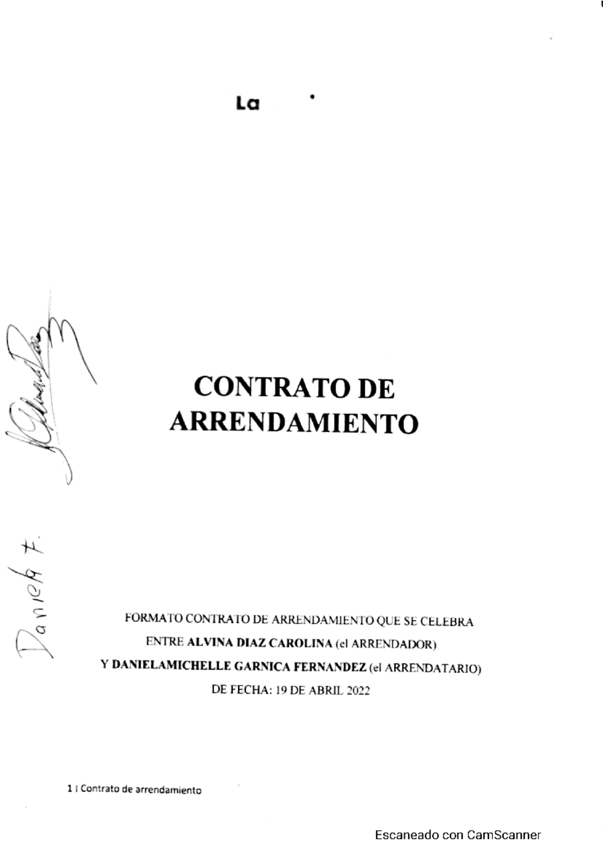 Contrato de arrendamiento Leyes Studocu