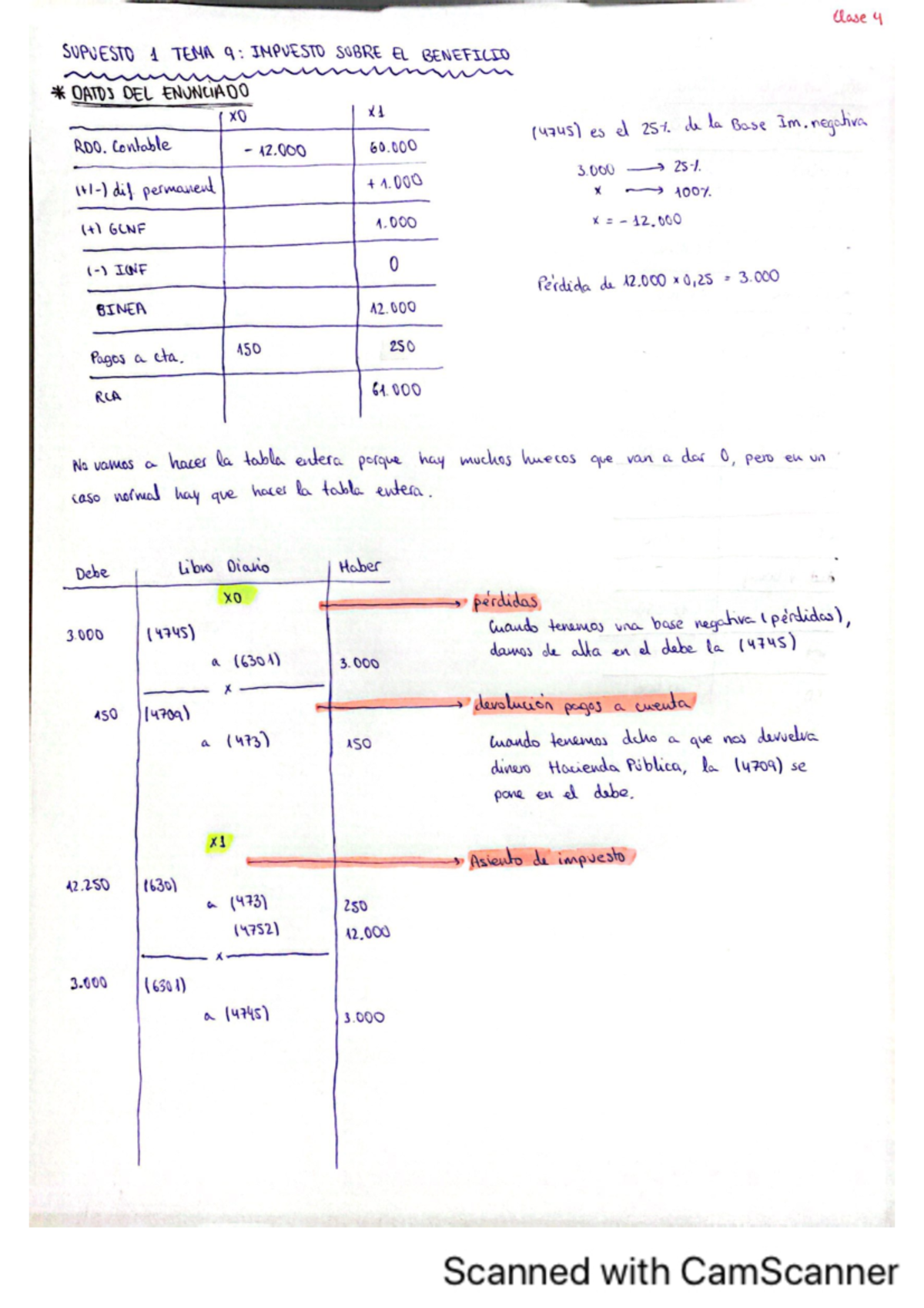 Parcial 3 clase 4 - Planificación Contable - Studocu