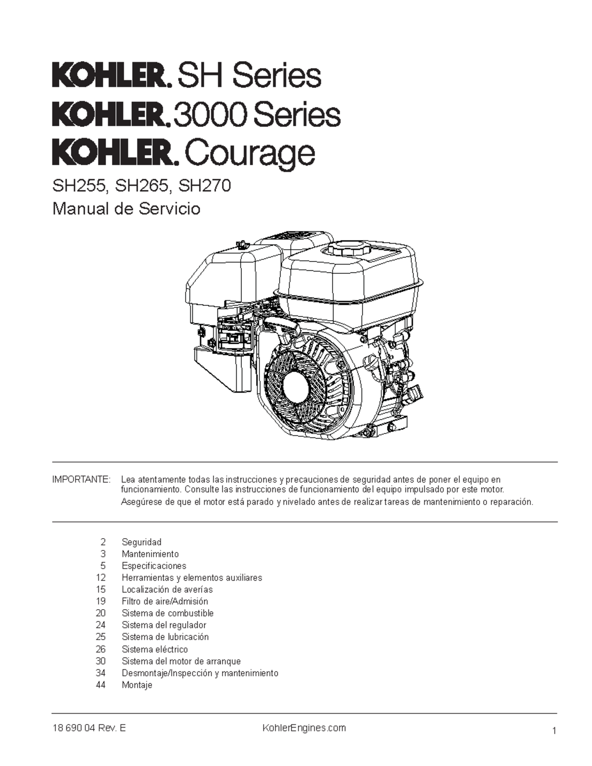 18 690 04 ESS manual detallado de servicio 18 690 04 Rev. E