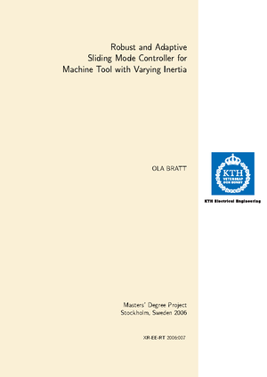 Degree project in Mechanical Engineering - EXAMENSARBETE ...