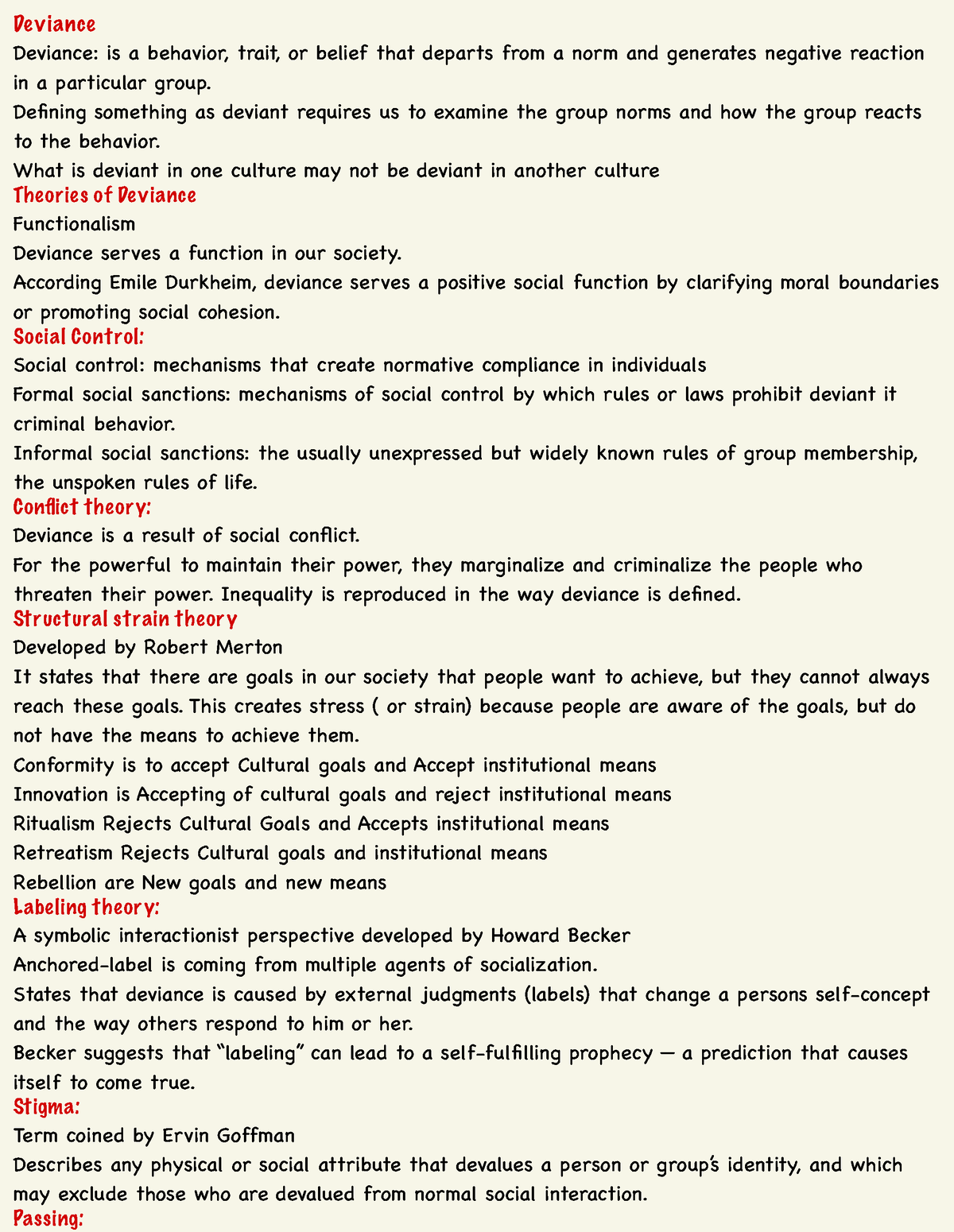 Soc 110 Deviance - Lecture - Deviance Deviance: Is A Behavior, Trait ...