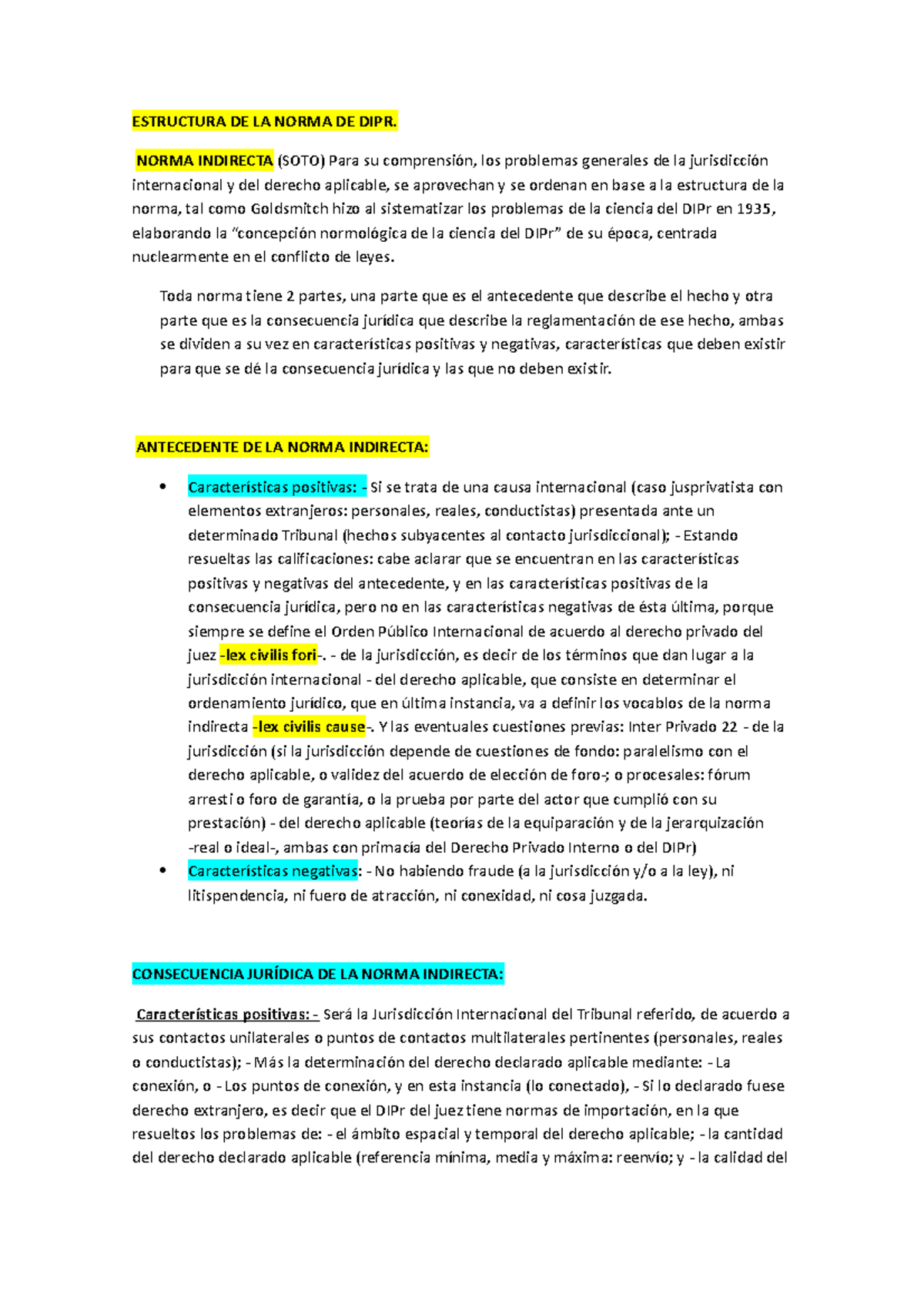 Estructura De La Norma De DIPR - ESTRUCTURA DE LA NORMA DE DIPR. NORMA ...