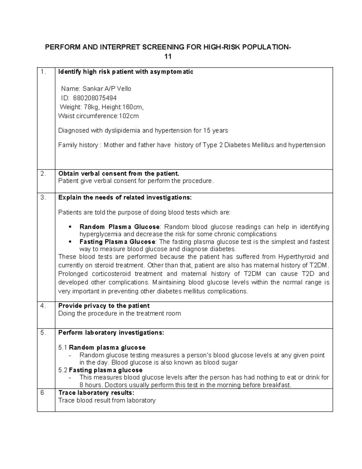 Perform AND Interpret Screening FOR HIGH RISK Population - PERFORM AND ...