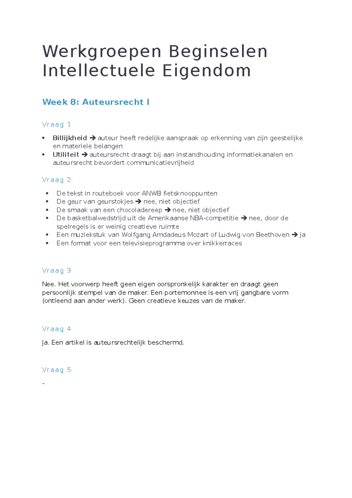 Werkgroepen Beginselen Intellectuele Eigendom - Werkgroepen Beginselen ...