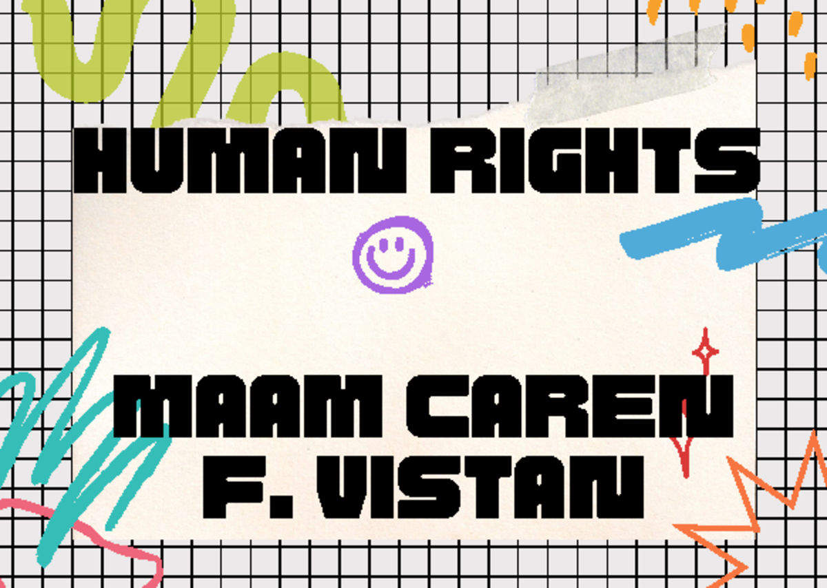 Human Rights Day Postcard - HUMAN RIGHTS MAAM CAREN F. VISTAN I ...