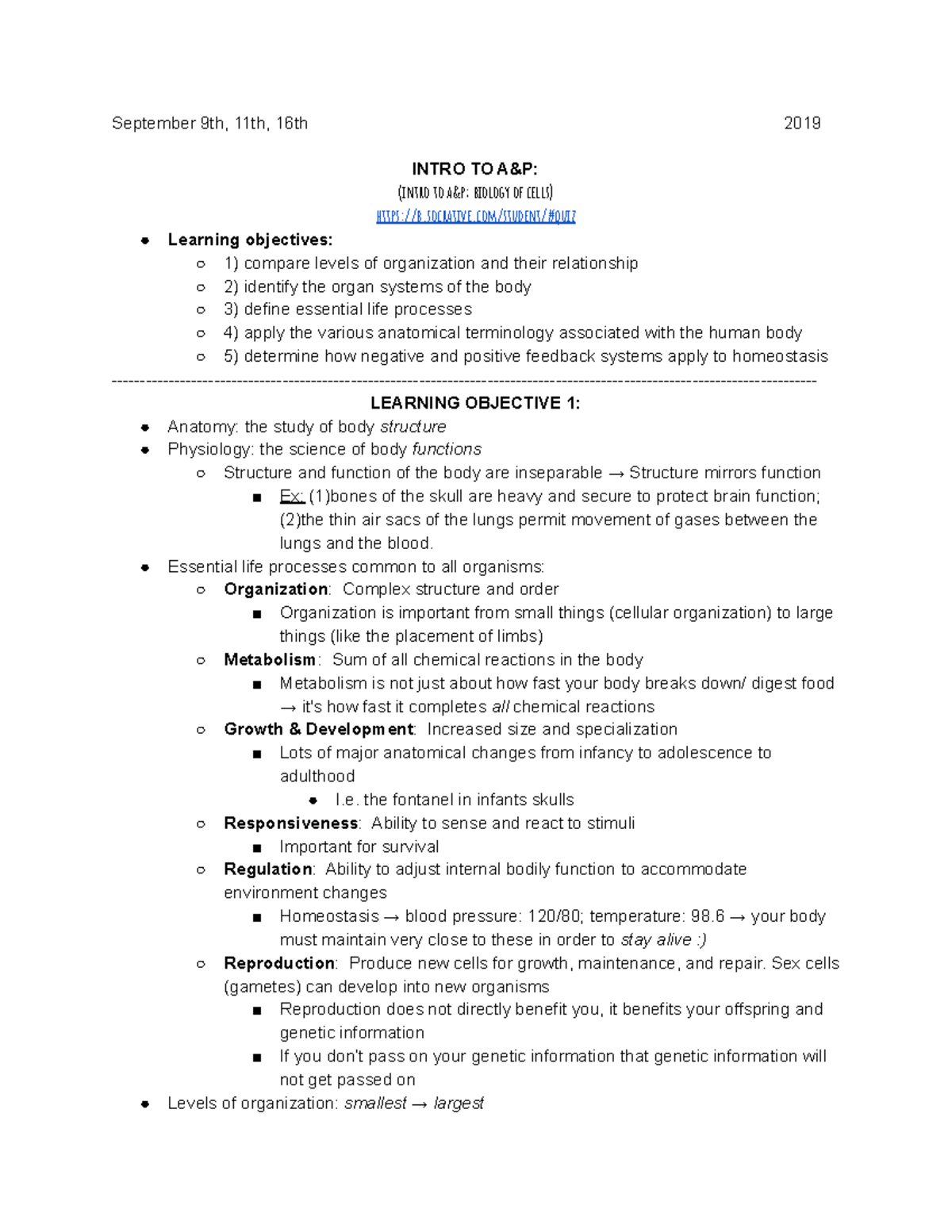 EXAM 1 - Detailed study guide for Exam I. Contains definitions ...